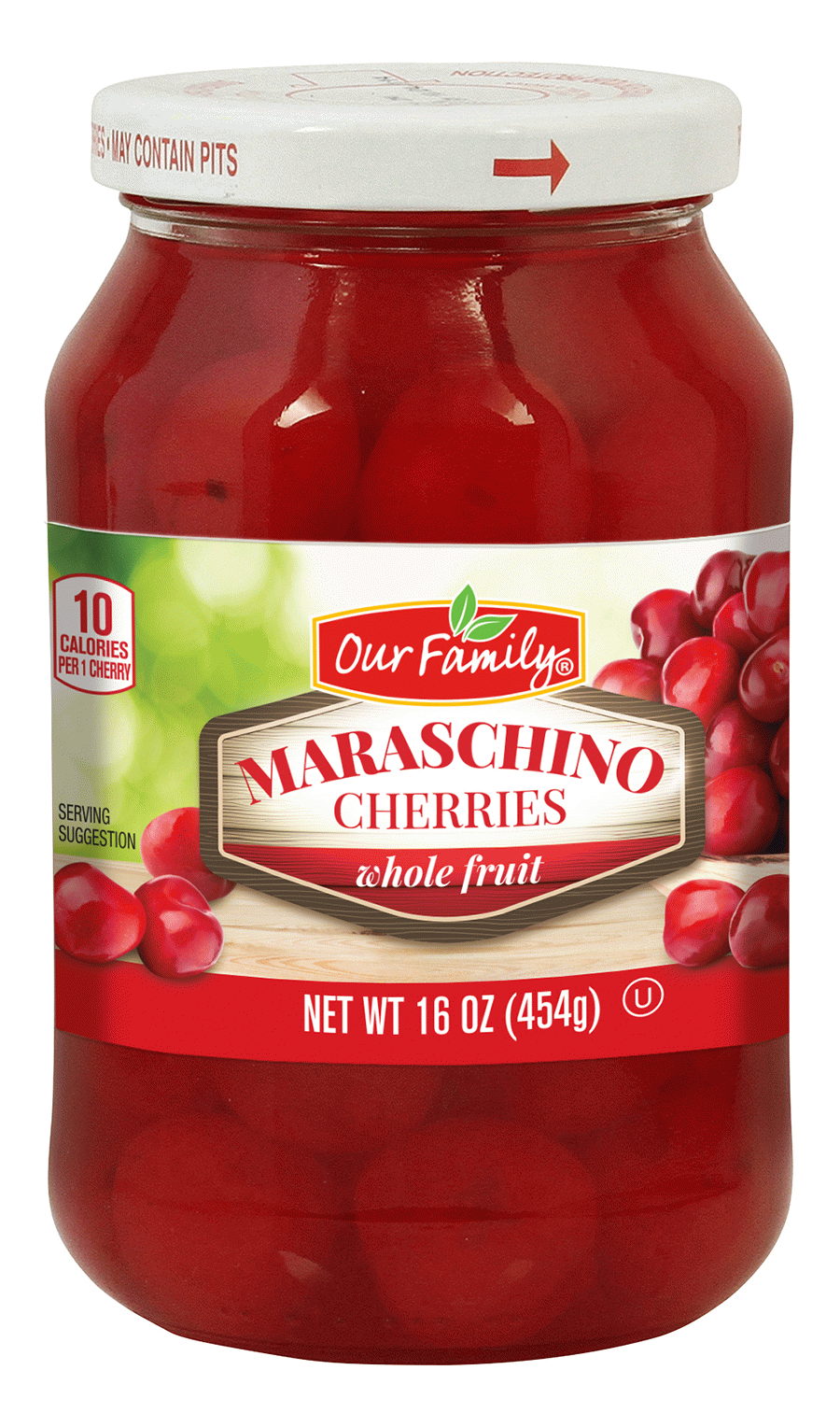 Our Family  maraschino cherries, whole fruit Full-Size Picture